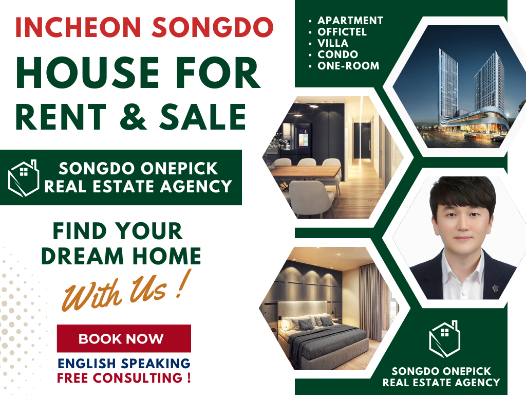 Top 3 places to buy house in Incheon Songdo